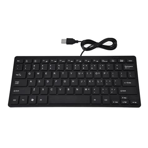 Amazon Yoidesu Mini Wired Keyboard Thin Full Size USB Wire Corded