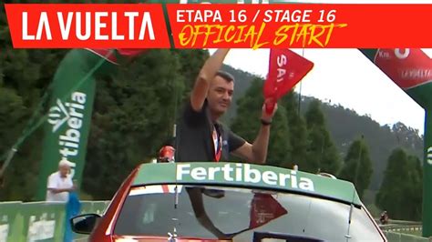 Official Start Stage 16 La Vuelta 19 Youtube