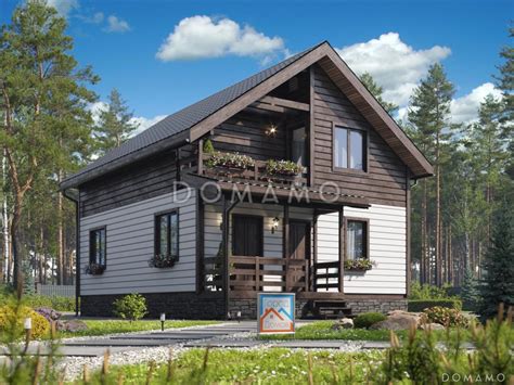 Каркасный дом "Заря" D5369 | Каталог проектов Домамо