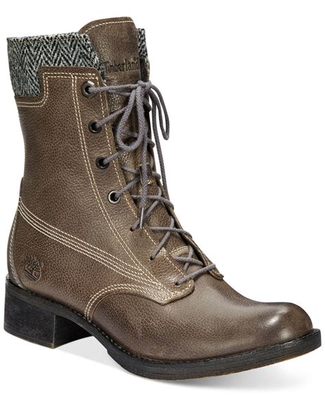 Timberland Women's Whittemore Lace-up Boots in Gray - Lyst