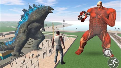 Godzilla Vs Epic Titan INDIAN BIKES DRIVING 3D YouTube