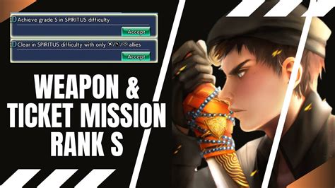 One BT Run Weapon Mission Rank S Shiva Spiritus DFFOO GL YouTube