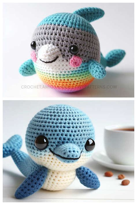 Amigurumi Dolphin Crochet Free Pattern Amigurumi