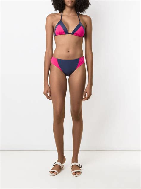 Buy Brigitte Color Block Bikini Set Multicolour At Off Editorialist