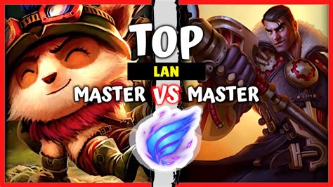 Master Teemo Top Vs Master Jayce Lan Rank S11 Youtube