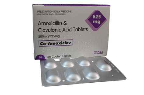 Amoxicillin 500 Mg Clavulanic 125 Mg Tablets, 41% OFF