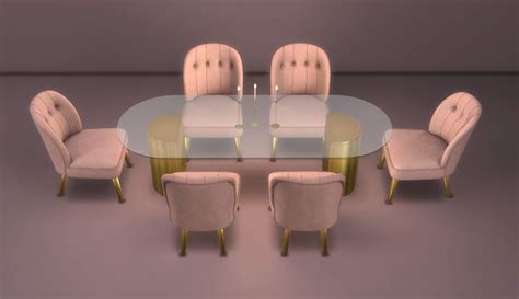 PV Dining Pixel Vibes Sims 4 Cc Furniture Living Rooms Sims 4 Cc