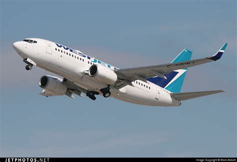 C GSWJ Boeing 737 7CT WestJet Airlines Mark Abbott JetPhotos