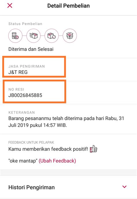 Detail Contoh Resi Tiki Koleksi Nomer