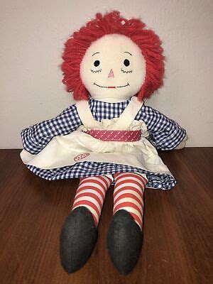 VINTAGE KNICKERBOCKER 7 Raggedy Andy Doll 15 Ann Doll LOVE YOU Heart