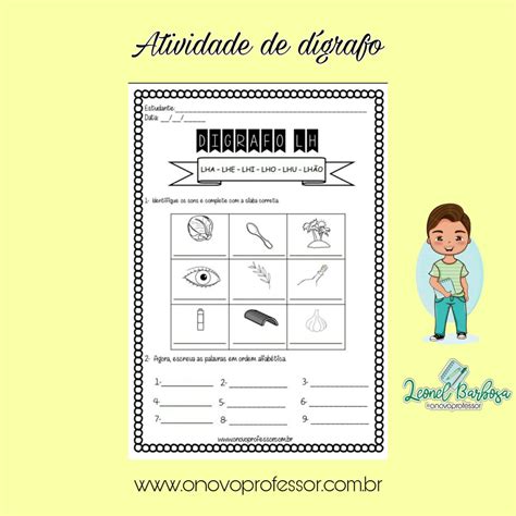 Atividades Digrafo 3 Ano - 8