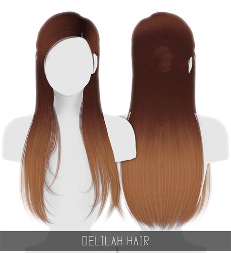 Delilah Hair Ombres Simpliciaty Sims Sims Sims Hair