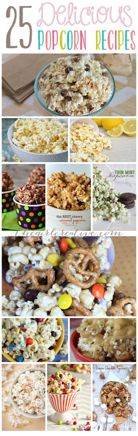 Popcorn Recipes - The Girl Creative