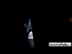 Samantha Saint Gets Off In This Super Hot Black Light Solo Xxx Mobile Porno Videos Movies