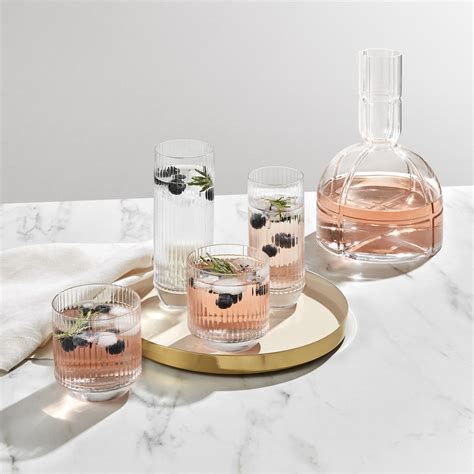 Nude Big Top Piece Crystal High Ball Glass Set Reviews Perigold