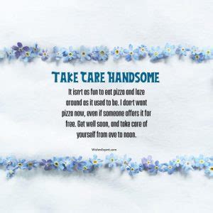 Cute Take Care Messages For Boyfriend