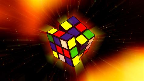 Vibrant Rubik S Cube 4K Ultra HD Wallpaper By Gerd Altmann