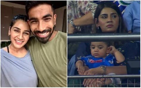 Jasprit Bumrah Sanjana Ganesan S Son Angad S Face Revealed For The First Time Ever As Cute