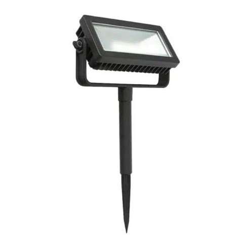 Hampton Bay Low Voltage Black Outdoor Integrated Led Landscape Flood Light With 3 Levels Of