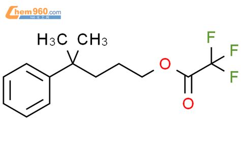 635316 73 3 ACETIC ACID TRIFLUORO 4 METHYL 4 PHENYLPENTYL ESTER化学式