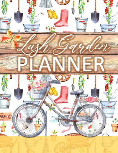 Lush Garden Planner Flip Through The Pages