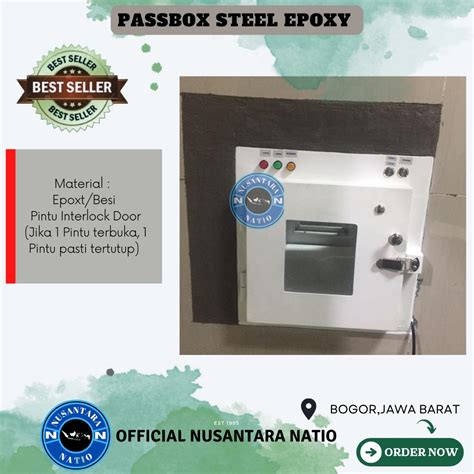 Jual Pass Box Steel Epoxy Passbox Besi 75 60 45 Cm Interlock Door