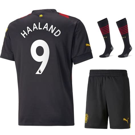 Maillot Enfant Manchester City Away Haaland