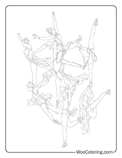 100+ Gymnastics coloring pages (FREE) Printable PDF | Woo Coloring