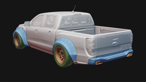 ArtStation - 2019 Ford Ranger Custom Widebody | Resources