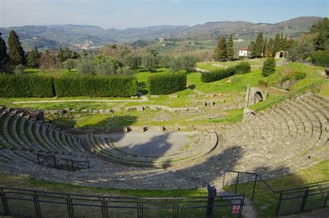 El Teatro Romano De Fiesole Imagen De Archivo Editorial Imagen De