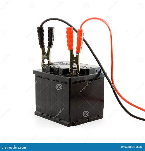 Car battery jump start stock image. Image of power, isolated - 9073885