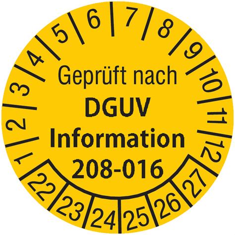 Gepr Ft Nach Dguv Information Dguv Pr Fplaketten Mit