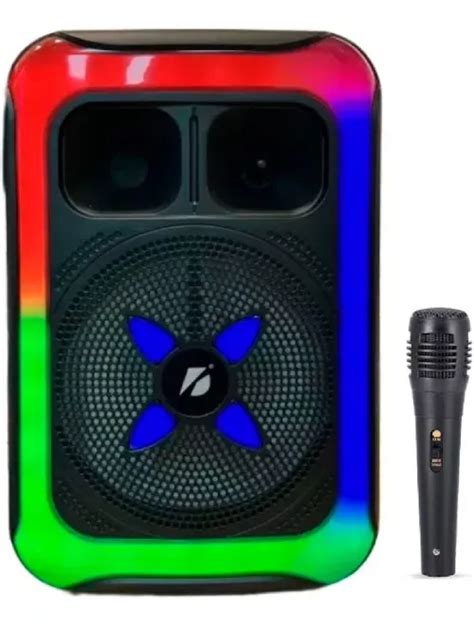 Parlante Bluetooth Recargable Tws Luz Rgb Fm Micr Fono Luegopago