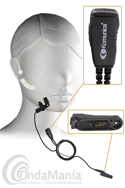 Komunica Pwr Ges Tub R Microauricular Komunica Compatible Con Motorola