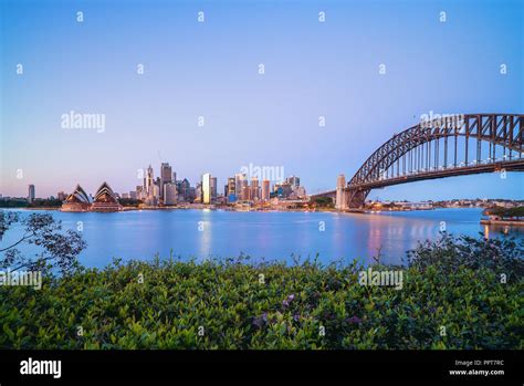 Beautiful Sunrise at Sydney City Skyline Stock Photo - Alamy