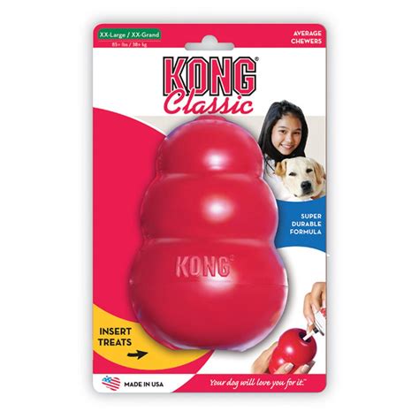 KONG Classic Hard Rubber Dental Dog Toys | BaxterBoo