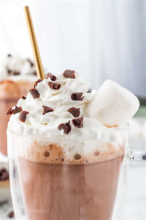 Slow Cooker Hot Chocolate I Wash You Dry