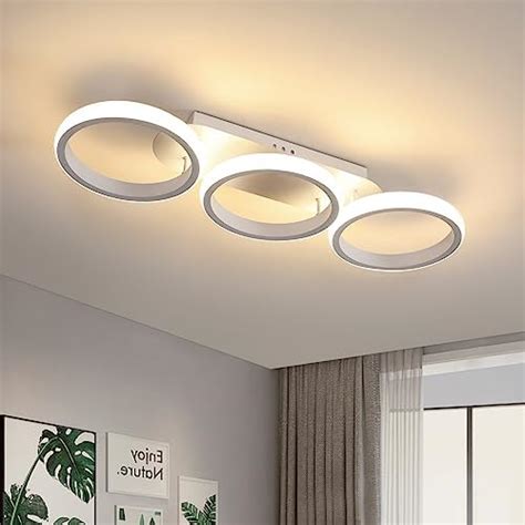 Comely W Led Deckenleuchte Kreative Ringe Deckenlampe Led