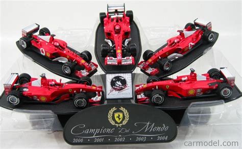 MATTEL HOT WHEELS L Scale FERRARI F SCHUMACHER CHAMPIONSHIP COLLECTION F