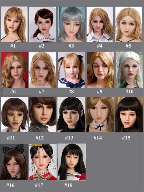 Sanhui Silicone Sex Doll Head Only