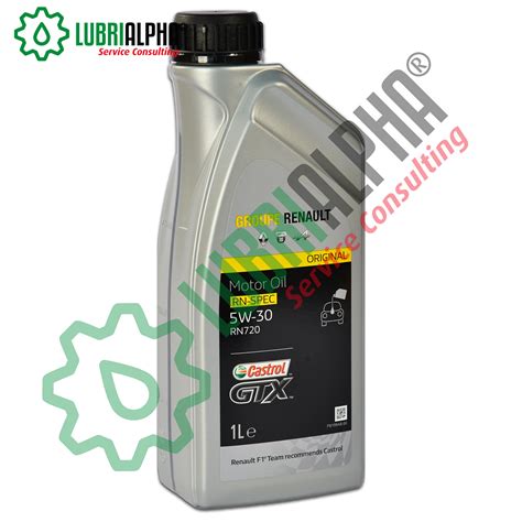 Renault – Castrol GTX RN-SPEC 5W-30 RN 720 - Lubrialpha