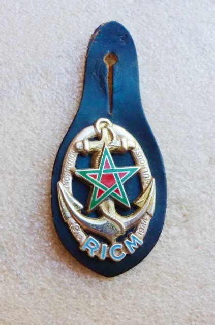 Insigne R Giment D Infanterie De Chars De Marine Eur Picclick Fr