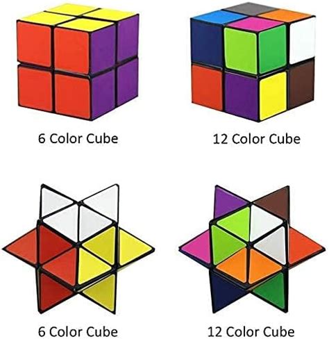 SHONCO Cubo mágico 2 en 1 cubo infinito 2 en 1 rompecabezas