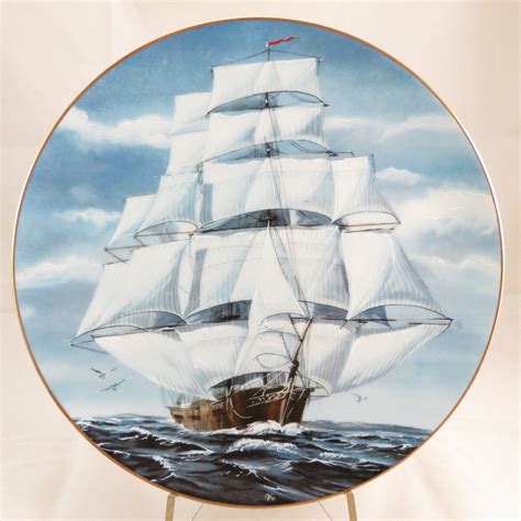 Тарелка Большие Американские Парусники: Летящее облако, 1985 в интернет ...