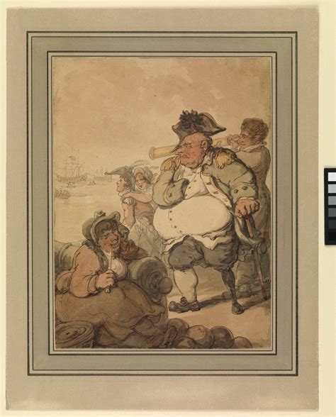 Admiral Pasley The Tough Old Commodore Caricature The Bullets
