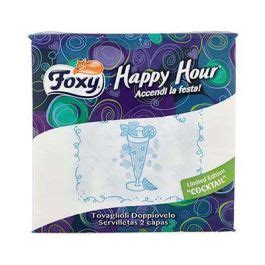 Tovaglioli Foxy Happy Hour Veli X Pezzi