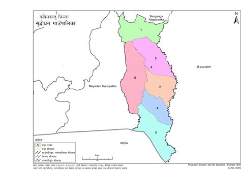 Map of Shuddhodhan Rural Municipality, Kapilvastu, Nepal – Nepal Archives