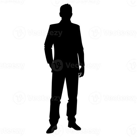 business man silhouette  png