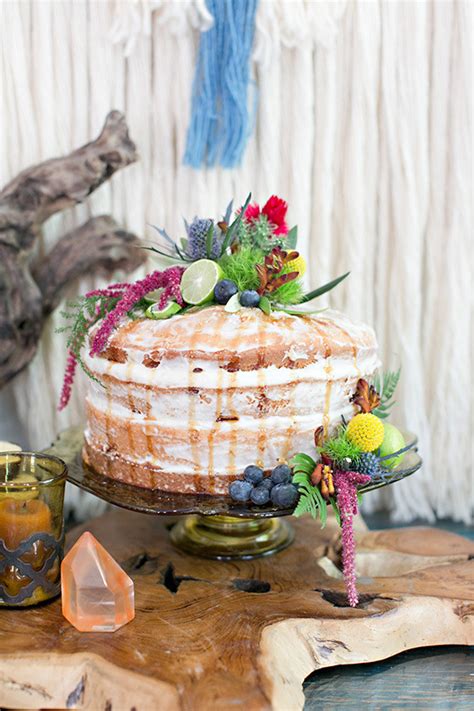 Semi Naked Cake Wedding Party Ideas Layer Cake