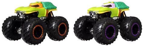 Hot Wheels Monster Trucks Michelangelo Donatello Ozone Bg